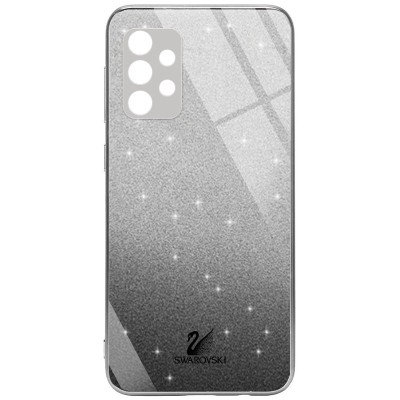 TPU+Glass чехол Swarovski Full Camera для Samsung Galaxy A72 4G / A72 5G Черный TPU+Glass чехол Swarovski Full Camera для Samsung Galaxy A72 4G / A72 5G Черный