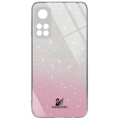 TPU+Glass чехол Swarovski Full Camera для Xiaomi Mi 10T / Mi 10T Pro Розовый TPU+Glass чехол Swarovski Full Camera для Xiaomi Mi 10T / Mi 10T Pro Розовый