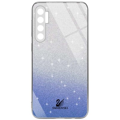 TPU+Glass чехол Swarovski Full Camera для Xiaomi Mi Note 10 Lite Синий TPU+Glass чехол Swarovski Full Camera для Xiaomi Mi Note 10 Lite Синий