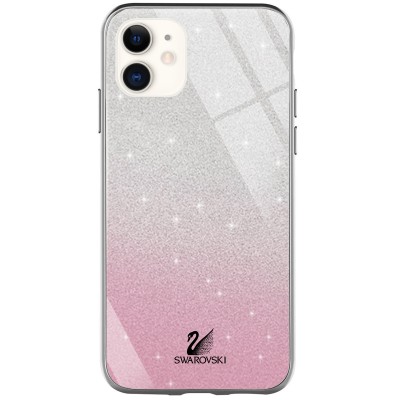 TPU+Glass чехол Swarovski для Apple iPhone 11 (6.1") Розовый TPU+Glass чехол Swarovski для Apple iPhone 11 (6.1") Розовый