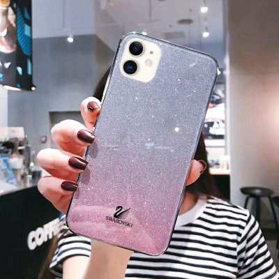 TPU+Glass чехол Swarovski для Apple iPhone 11 (6.1") Розовый TPU+Glass чехол Swarovski для Apple iPhone 11 (6.1") Розовый