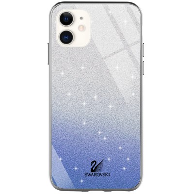 TPU+Glass чехол Swarovski для Apple iPhone 11 (6.1") Синий TPU+Glass чехол Swarovski для Apple iPhone 11 (6.1") Синий