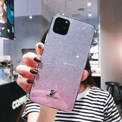 TPU+Glass чехол Swarovski для Apple iPhone 11 Pro (5.8") Розовый TPU+Glass чехол Swarovski для Apple iPhone 11 Pro (5.8") Розовый