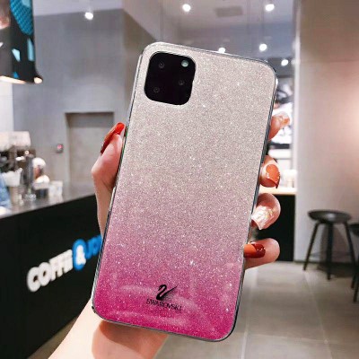 TPU+Glass чехол Swarovski для Apple iPhone 11 Pro Max (6.5") Малиновый TPU+Glass чехол Swarovski для Apple iPhone 11 Pro Max (6.5") Малиновый