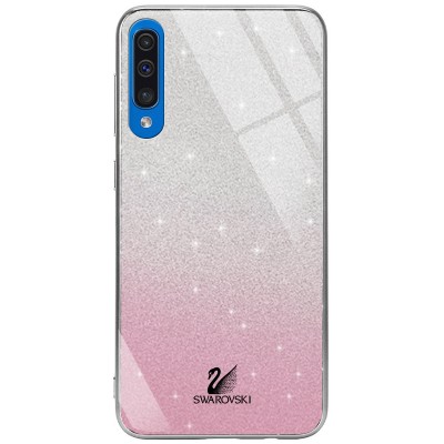 TPU+Glass чехол Swarovski для Samsung Galaxy A50 (A505F) / A50s / A30s Розовый TPU+Glass чехол Swarovski для Samsung Galaxy A50 (A505F) / A50s / A30s Розовый