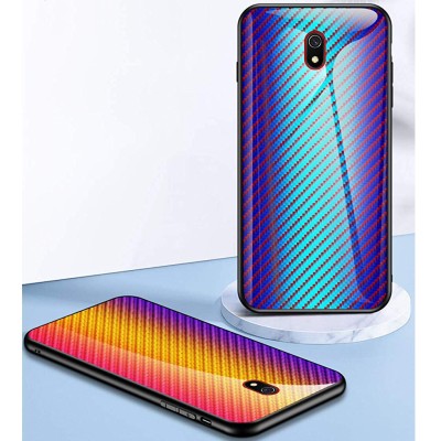TPU+Glass чехол Twist для Xiaomi Redmi 8a Голубой TPU+Glass чехол Twist для Xiaomi Redmi 8a Голубой