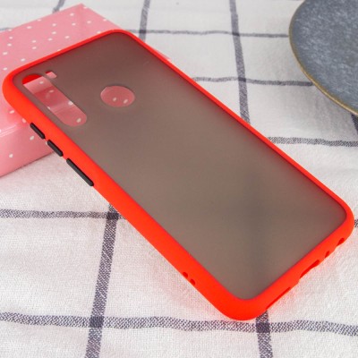 TPU+PC чехол Color Buttons для Xiaomi Redmi Note 8 / Note 8 2021 Красный TPU+PC чехол Color Buttons для Xiaomi Redmi Note 8 / Note 8 2021 Красный