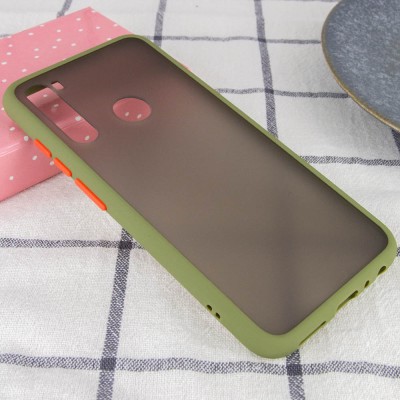 TPU+PC чехол Color Buttons для Xiaomi Redmi Note 8 Зеленый TPU+PC чехол Color Buttons для Xiaomi Redmi Note 8 Зеленый