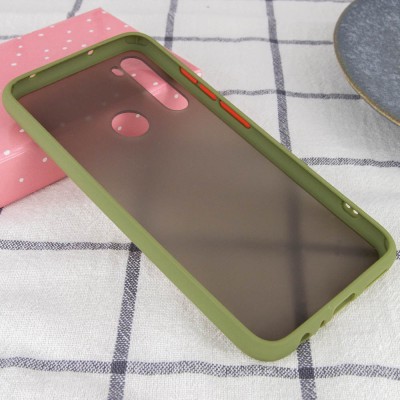 TPU+PC чехол Color Buttons для Xiaomi Redmi Note 8 Зеленый TPU+PC чехол Color Buttons для Xiaomi Redmi Note 8 Зеленый