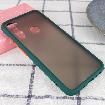 TPU+PC чехол Color Buttons для Xiaomi Redmi Note 8 Сине-Зеленый / Marine Blue TPU+PC чехол Color Buttons для Xiaomi Redmi Note 8 Сине-Зеленый / Marine Blue