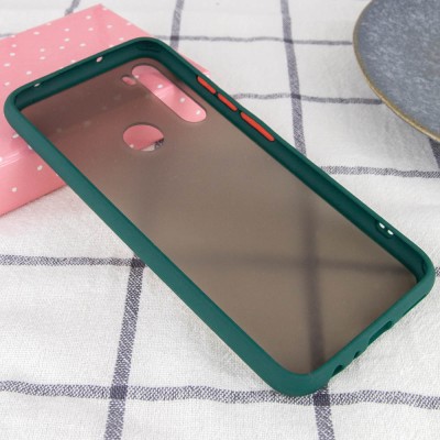 TPU+PC чехол Color Buttons для Xiaomi Redmi Note 8 Сине-Зеленый / Marine Blue TPU+PC чехол Color Buttons для Xiaomi Redmi Note 8 Сине-Зеленый / Marine Blue