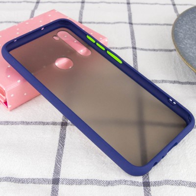 TPU+PC чехол Color Buttons для Xiaomi Redmi Note 8 Синий TPU+PC чехол Color Buttons для Xiaomi Redmi Note 8 Синий