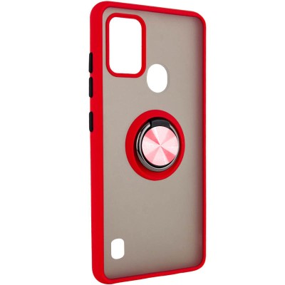TPU+PC чехол Deen ColorEdgingRing for Magnet для ZTE Blade A51 Красный TPU+PC чехол Deen ColorEdgingRing for Magnet для ZTE Blade A51 Красный