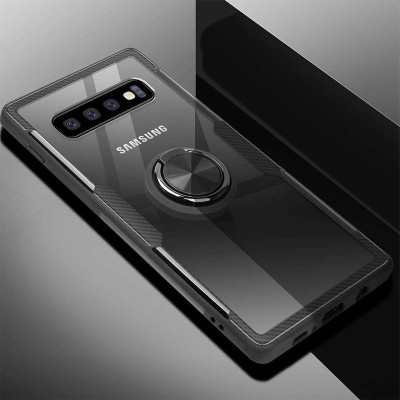 TPU+PC чехол Deen CrystalRing for Magnet (opp) для Samsung Galaxy S10+ Бесцветный / Черный TPU+PC чехол Deen CrystalRing for Magnet (opp) для Samsung Galaxy S10+ Бесцветный / Черный