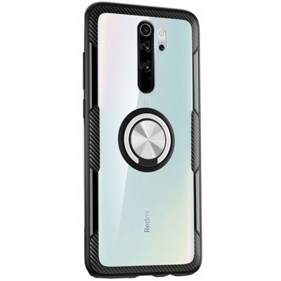 TPU+PC чехол Deen CrystalRing for Magnet (opp) для Xiaomi Redmi Note 8 Pro Бесцветный / Черный TPU+PC чехол Deen CrystalRing for Magnet (opp) для Xiaomi Redmi Note 8 Pro Бесцветный / Черный