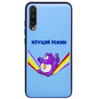 TPU+PC чехол ForFun для Xiaomi Mi A3 (CC9e) Жрущий режим / Синий TPU+PC чехол ForFun для Xiaomi Mi A3 (CC9e) Жрущий режим / Синий