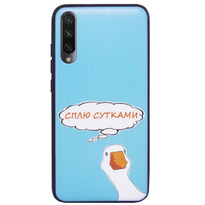 TPU+PC чехол ForFun для Xiaomi Mi A3 (CC9e) Сплю сутками / Голубой TPU+PC чехол ForFun для Xiaomi Mi A3 (CC9e) Сплю сутками / Голубой