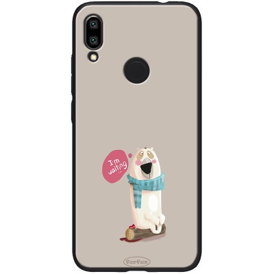 TPU+PC чехол ForFun для Xiaomi Redmi Note 7 / Note 7 Pro / Note 7s I am waiting / Серый TPU+PC чехол ForFun для Xiaomi Redmi Note 7 / Note 7 Pro / Note 7s I am waiting / Серый