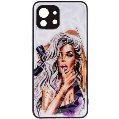 TPU+PC чехол Prisma Ladies для Xiaomi Mi 11 Lite Purple TPU+PC чехол Prisma Ladies для Xiaomi Mi 11 Lite Purple