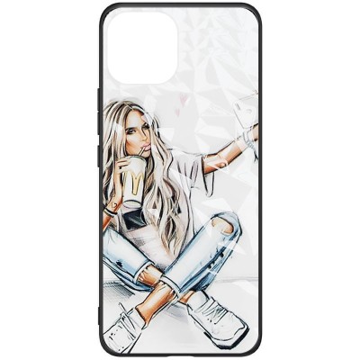 TPU+PC чехол Prisma Ladies для Xiaomi Mi 11 Lite Selfie TPU+PC чехол Prisma Ladies для Xiaomi Mi 11 Lite Selfie
