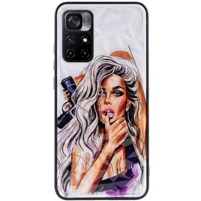 TPU+PC чехол Prisma Ladies для Xiaomi Poco M4 Pro 5G Purple TPU+PC чехол Prisma Ladies для Xiaomi Poco M4 Pro 5G Purple