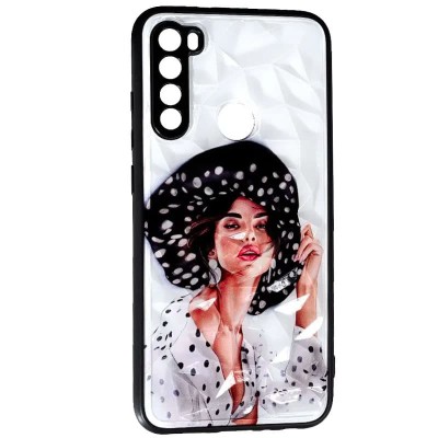 TPU+PC чехол Prisma Ladies для Xiaomi Redmi Note 8 / Note 8 2021 Girl in a hat TPU+PC чехол Prisma Ladies для Xiaomi Redmi Note 8 / Note 8 2021 Girl in a hat
