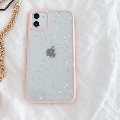 TPU+PC чехол Shiny Stars для Apple iPhone 12 mini (5.4") Розовый TPU+PC чехол Shiny Stars для Apple iPhone 12 mini (5.4") Розовый