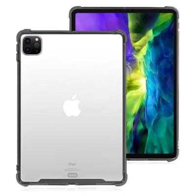 TPU+PC чехол Simple c усиленными углами для Apple iPad Pro 11" (2020-2022) Серый (прозрачный) TPU+PC чехол Simple c усиленными углами для Apple iPad Pro 11" (2020-2022) Серый (прозрачный)