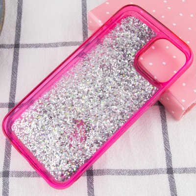 TPU+PC чехол Sparkle (glitter) для Apple iPhone 12 mini (5.4") Малиновый TPU+PC чехол Sparkle (glitter) для Apple iPhone 12 mini (5.4") Малиновый