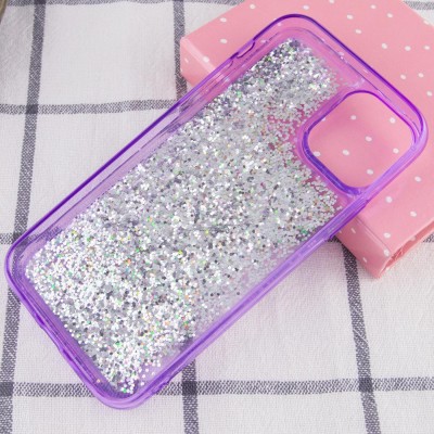 TPU+PC чехол Sparkle (glitter) для Apple iPhone 12 mini (5.4") Фиолетовый TPU+PC чехол Sparkle (glitter) для Apple iPhone 12 mini (5.4") Фиолетовый