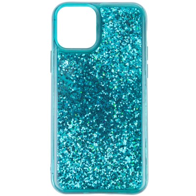 TPU+PC чехол Sparkle (glitter) для Apple iPhone 12 Pro / 12 (6.1") Зеленый