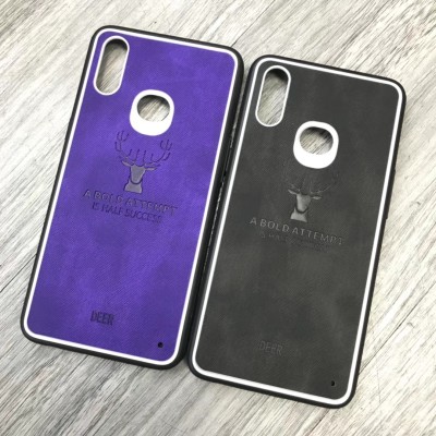 TPU+Textile чехол Deer для Samsung Galaxy A10s Фиолетовый TPU+Textile чехол Deer для Samsung Galaxy A10s Фиолетовый