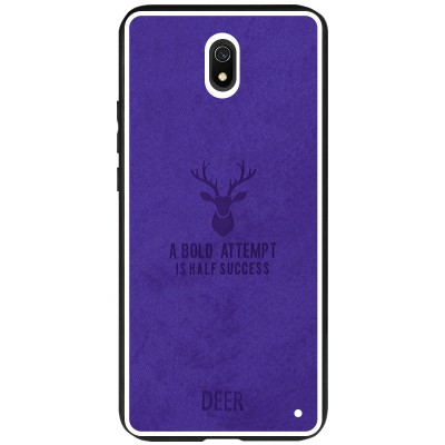 TPU+Textile чехол Deer для Xiaomi Redmi 8a Фиолетовый TPU+Textile чехол Deer для Xiaomi Redmi 8a Фиолетовый