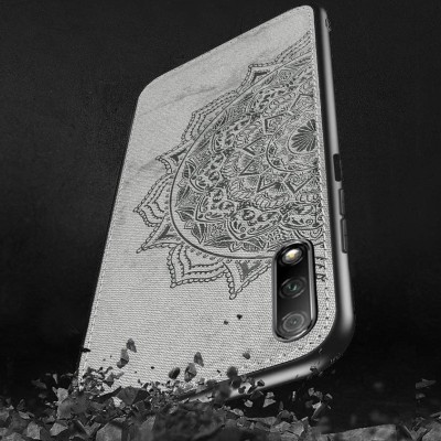 TPU+Textile чехол Mandala с 3D тиснением для Huawei Honor 9X (China) Серый TPU+Textile чехол Mandala с 3D тиснением для Huawei Honor 9X (China) Серый