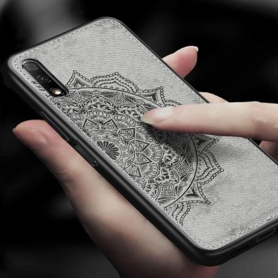 TPU+Textile чехол Mandala с 3D тиснением для Huawei Honor 9X (China) Серый TPU+Textile чехол Mandala с 3D тиснением для Huawei Honor 9X (China) Серый