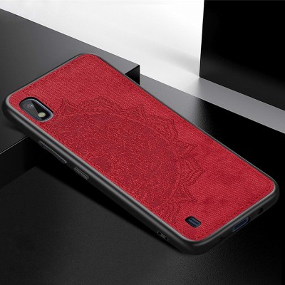 TPU+Textile чехол Mandala с 3D тиснением для Samsung Galaxy A10 (A105F) Красный TPU+Textile чехол Mandala с 3D тиснением для Samsung Galaxy A10 (A105F) Красный