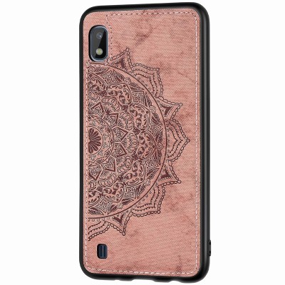 TPU+Textile чехол Mandala с 3D тиснением для Samsung Galaxy A10 (A105F) Розовый TPU+Textile чехол Mandala с 3D тиснением для Samsung Galaxy A10 (A105F) Розовый
