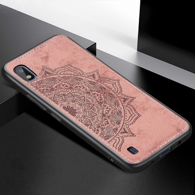 TPU+Textile чехол Mandala с 3D тиснением для Samsung Galaxy A10 (A105F) Розовый TPU+Textile чехол Mandala с 3D тиснением для Samsung Galaxy A10 (A105F) Розовый