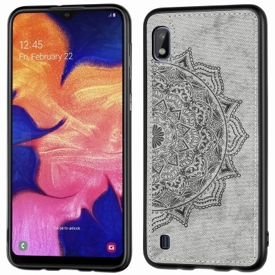 TPU+Textile чехол Mandala с 3D тиснением для Samsung Galaxy A10 (A105F) Серый TPU+Textile чехол Mandala с 3D тиснением для Samsung Galaxy A10 (A105F) Серый