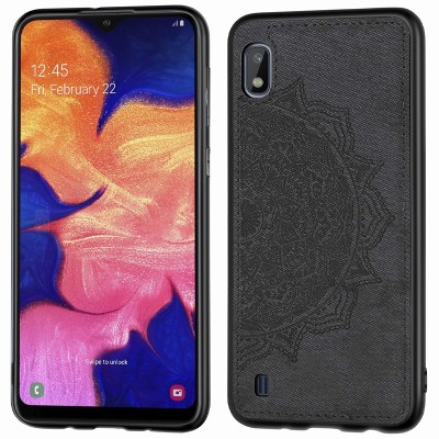 TPU+Textile чехол Mandala с 3D тиснением для Samsung Galaxy A10 (A105F) Черный TPU+Textile чехол Mandala с 3D тиснением для Samsung Galaxy A10 (A105F) Черный