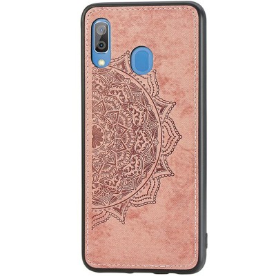 TPU+Textile чехол Mandala с 3D тиснением для Samsung Galaxy A20 / A30 Розовый TPU+Textile чехол Mandala с 3D тиснением для Samsung Galaxy A20 / A30 Розовый
