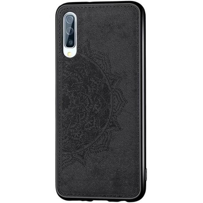 TPU+Textile чехол Mandala с 3D тиснением для Samsung Galaxy A70 (A705F) Черный TPU+Textile чехол Mandala с 3D тиснением для Samsung Galaxy A70 (A705F) Черный