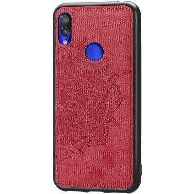 TPU+Textile чехол Mandala с 3D тиснением для Xiaomi Redmi 7 Красный