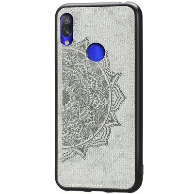 TPU+Textile чехол Mandala с 3D тиснением для Xiaomi Redmi 7 Серый TPU+Textile чехол Mandala с 3D тиснением для Xiaomi Redmi 7 Серый