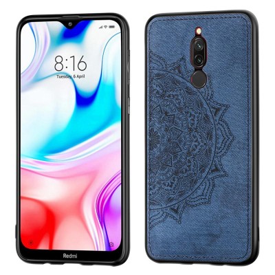 TPU+Textile чехол Mandala с 3D тиснением для Xiaomi Redmi 8 Синий TPU+Textile чехол Mandala с 3D тиснением для Xiaomi Redmi 8 Синий