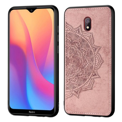 TPU+Textile чехол Mandala с 3D тиснением для Xiaomi Redmi 8a Розовый TPU+Textile чехол Mandala с 3D тиснением для Xiaomi Redmi 8a Розовый