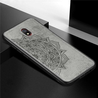 TPU+Textile чехол Mandala с 3D тиснением для Xiaomi Redmi 8a Серый TPU+Textile чехол Mandala с 3D тиснением для Xiaomi Redmi 8a Серый