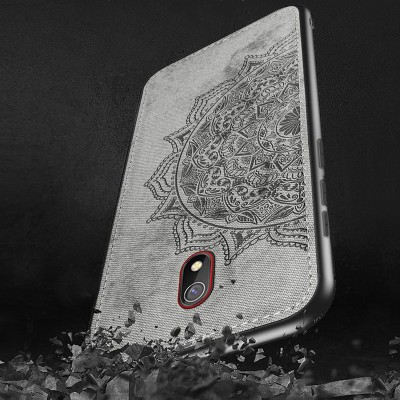 TPU+Textile чехол Mandala с 3D тиснением для Xiaomi Redmi 8a Серый TPU+Textile чехол Mandala с 3D тиснением для Xiaomi Redmi 8a Серый