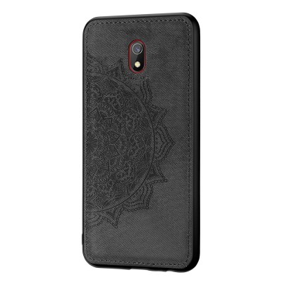 TPU+Textile чехол Mandala с 3D тиснением для Xiaomi Redmi 8a Черный