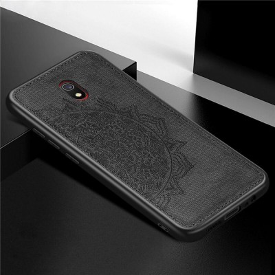 TPU+Textile чехол Mandala с 3D тиснением для Xiaomi Redmi 8a Черный